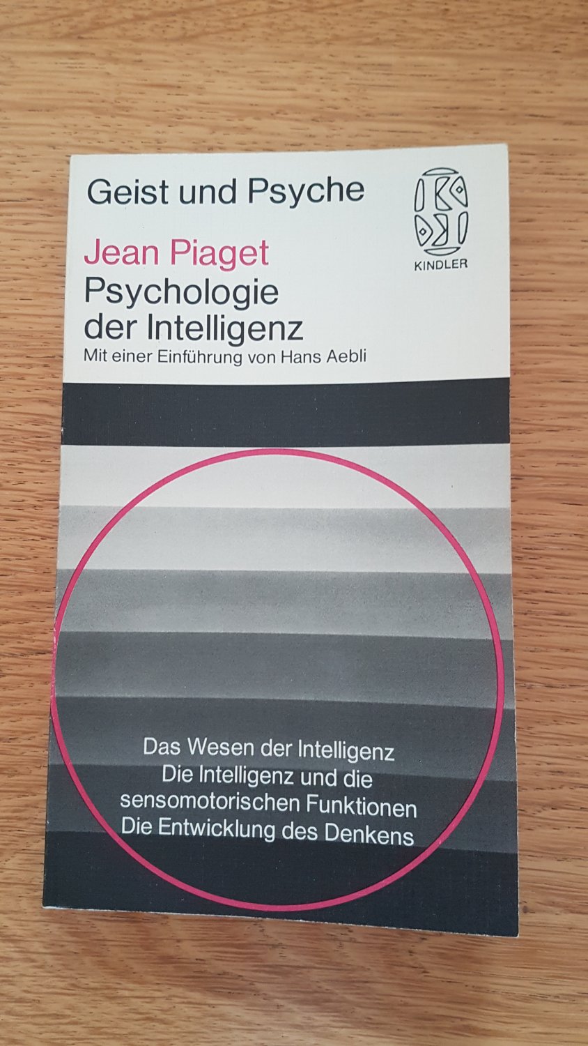 Psychologie der Intelligenz Geist und Psyche Jean Piaget Buch